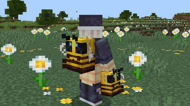 Screenshot of the Minecraft Bedrock Marketplace product Backpacks created by Scai Quest.