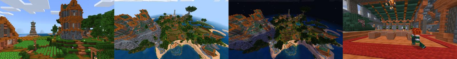 Panorama of the Minecraft Bedrock Marketplace product Lucky Pots created by Scai Quest.