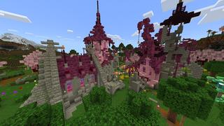 Screenshot of the Minecraft Bedrock Marketplace product My Time in Cherrymore created by Scai Quest.