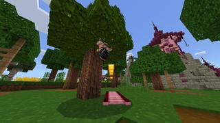 Screenshot of the Minecraft Bedrock Marketplace product My Time in Cherrymore created by Scai Quest.