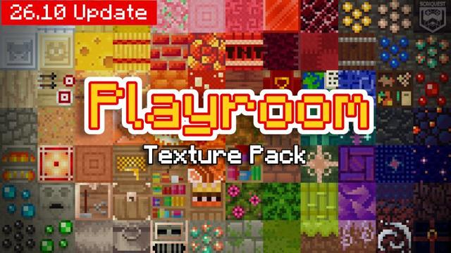 Thumbnail of the Minecraft Bedrock Marketplace product Pack de Texturas de la Sala de Juegos created by Scai Quest.