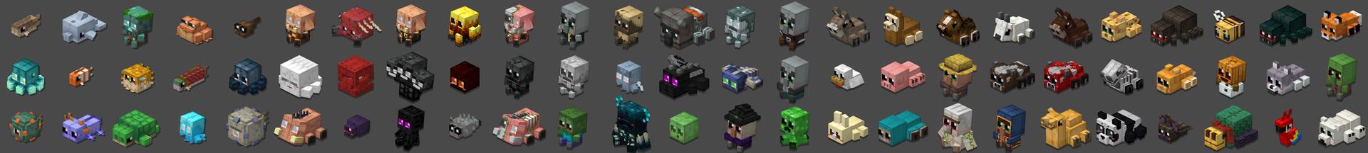 Panorama of the Minecraft Bedrock Marketplace product Plushies created by Scai Quest.