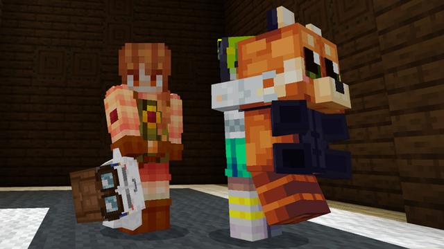 Screenshot of the Minecraft Bedrock Marketplace product Plushies created by Scai Quest.