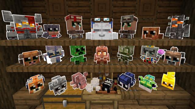 Screenshot of the Minecraft Bedrock Marketplace product Plushies created by Scai Quest.