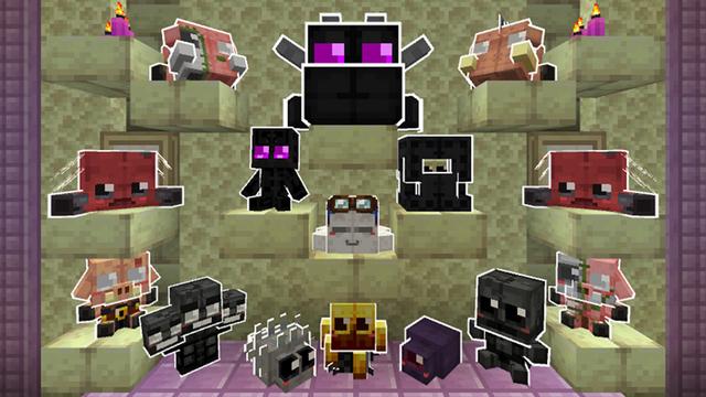 Screenshot of the Minecraft Bedrock Marketplace product Plushies created by Scai Quest.