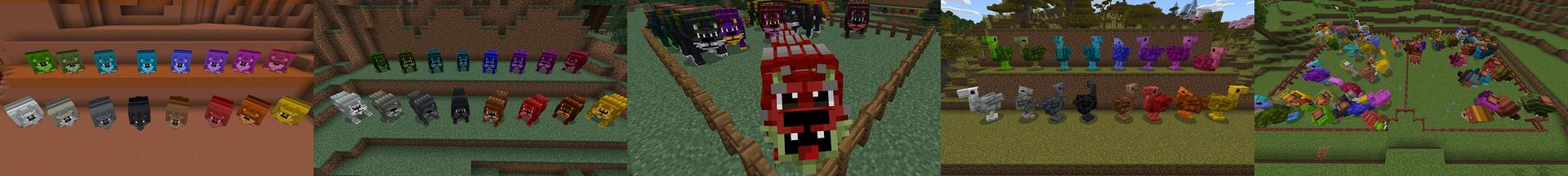 Panorama of the Minecraft Bedrock Marketplace product Roleplay Mounts created by Scai Quest.