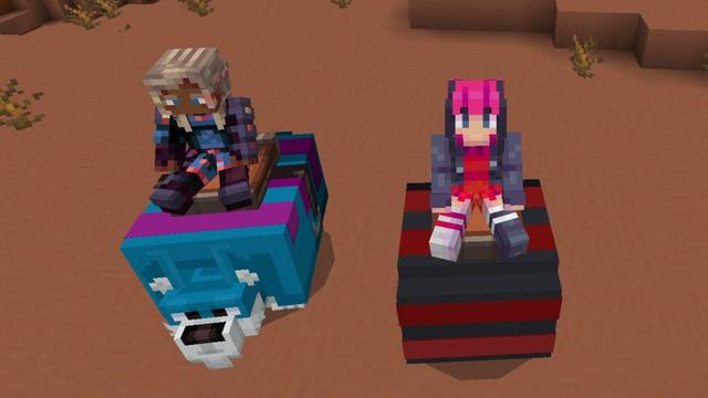Screenshot of the Minecraft Bedrock Marketplace product Roleplay Mounts created by Scai Quest.