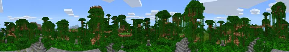 Panorama of the Minecraft Bedrock Marketplace product The Legend of the Wolf created by Scai Quest.