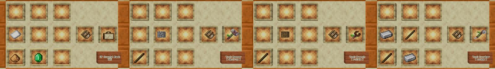 Panorama of the Minecraft Bedrock Marketplace product XP Crystal Bank Add-On created by Scai Quest.