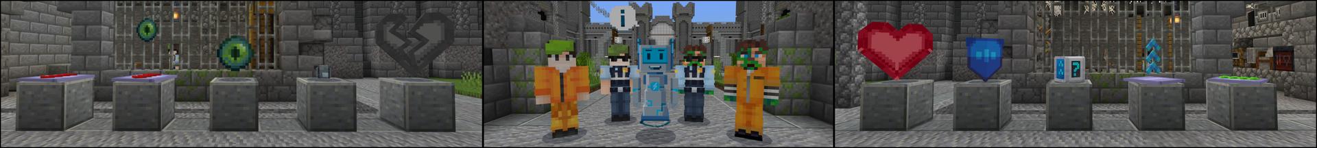 Panorama of the Minecraft Bedrock Marketplace product Adventure Escape created by ThunderAy.