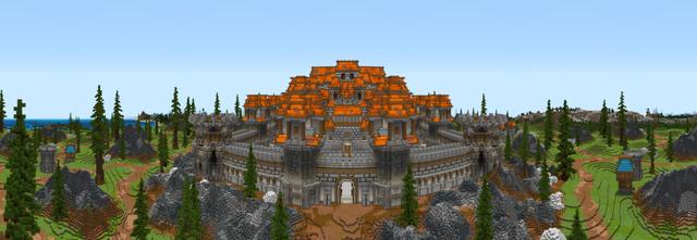 Panorama of the Minecraft Bedrock Marketplace product Adventure Kingdom created by ThunderAy.