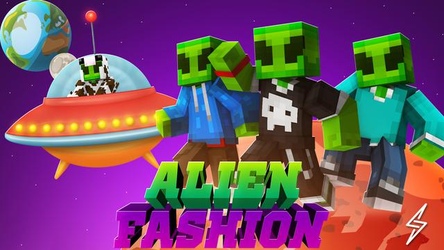 Thumbnail of the Minecraft Bedrock Marketplace product Alien Fashion created by ThunderAy.