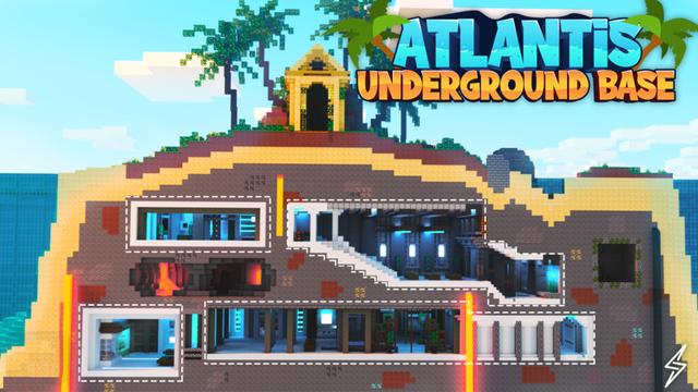 Thumbnail of the Minecraft Bedrock Marketplace product Atlantis Underground Base created by ThunderAy.
