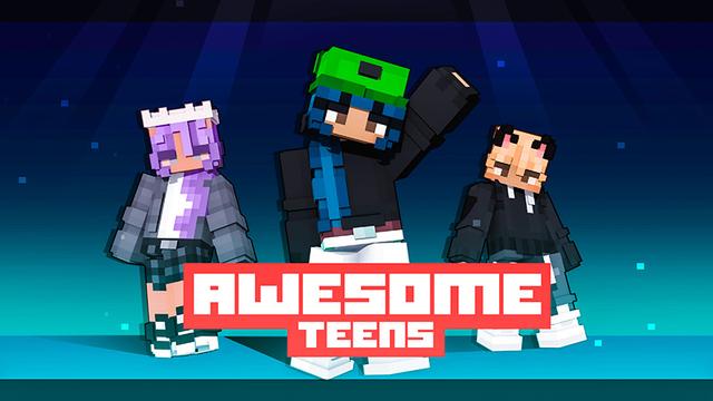 Thumbnail of the Minecraft Bedrock Marketplace product Awesome Teens created by ThunderAy.