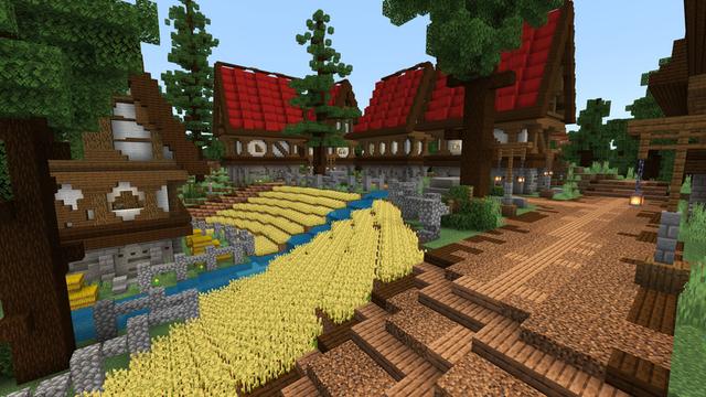 Screenshot of the Minecraft Bedrock Marketplace product Biome World created by ThunderAy.