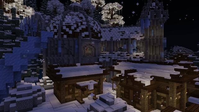 Screenshot of the Minecraft Bedrock Marketplace product Blizzard Village created by ThunderAy.