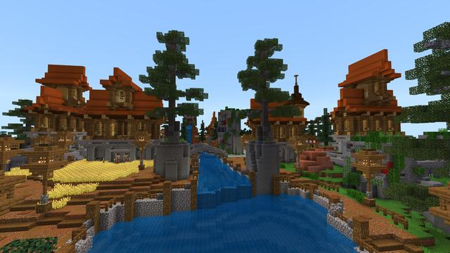 Screenshot of the Minecraft Bedrock Marketplace product Climbing Mobs created by ThunderAy.