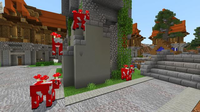 Screenshot of the Minecraft Bedrock Marketplace product Climbing Mobs created by ThunderAy.