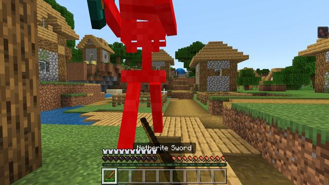 Screenshot of the Minecraft Bedrock Marketplace product Cursed Items created by ThunderAy.