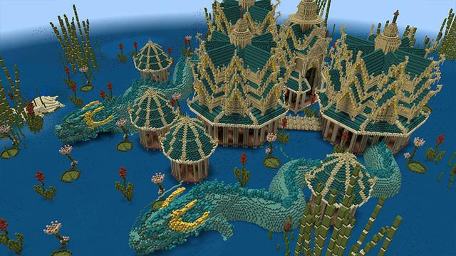 Screenshot of the Minecraft Bedrock Marketplace product Dragon Dojo created by ThunderAy.