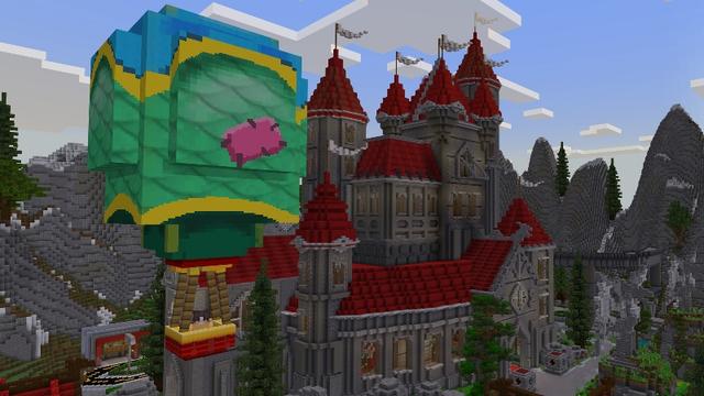 Screenshot of the Minecraft Bedrock Marketplace product Dragons Vehicles created by ThunderAy.