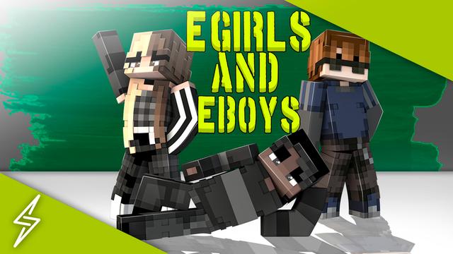 Thumbnail of the Minecraft Bedrock Marketplace product Egirls and Eboys created by ThunderAy.