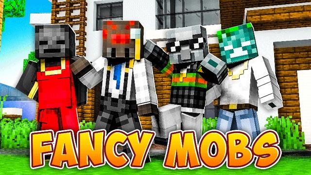 Thumbnail of the Minecraft Bedrock Marketplace product Fancy Mobs created by ThunderAy.