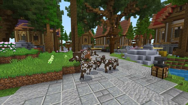 Screenshot of the Minecraft Bedrock Marketplace product Fast Mobs created by ThunderAy.