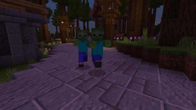 Screenshot of the Minecraft Bedrock Marketplace product Fast Mobs created by ThunderAy.