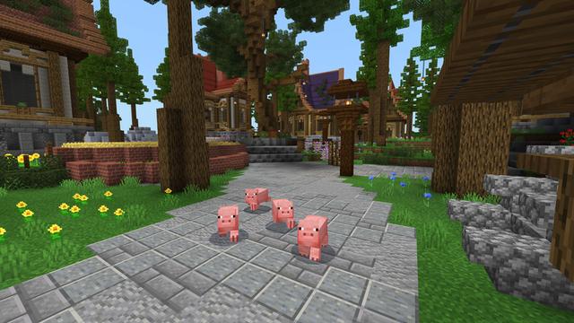 Screenshot of the Minecraft Bedrock Marketplace product Fast Mobs created by ThunderAy.