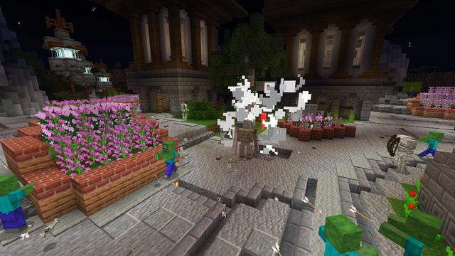 Screenshot of the Minecraft Bedrock Marketplace product Fireball Mobs created by ThunderAy.