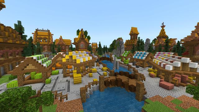 Screenshot of the Minecraft Bedrock Marketplace product Flying Mobs created by ThunderAy.
