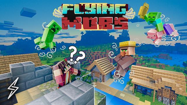 Thumbnail of the Minecraft Bedrock Marketplace product Flying Mobs created by ThunderAy.