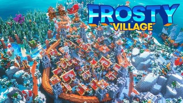 Thumbnail of the Minecraft Bedrock Marketplace product Frosty Village created by ThunderAy.