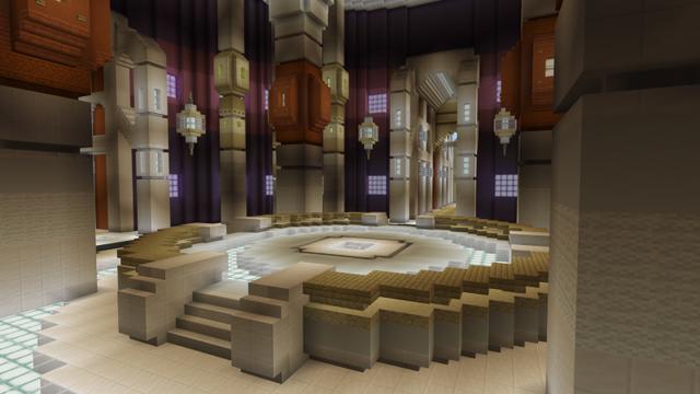Screenshot of the Minecraft Bedrock Marketplace product Futuristic Kingdom created by ThunderAy.