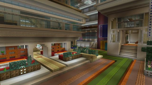Screenshot of the Minecraft Bedrock Marketplace product Futuristic Kingdom created by ThunderAy.