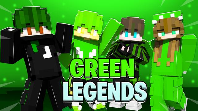 Thumbnail of the Minecraft Bedrock Marketplace product Green Legends created by ThunderAy.