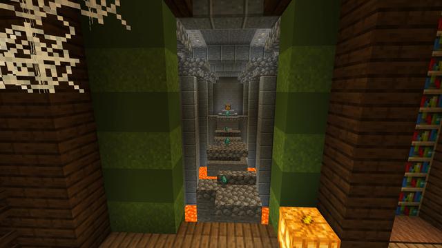 Screenshot of the Minecraft Bedrock Marketplace product Halloween Underground Base created by ThunderAy.