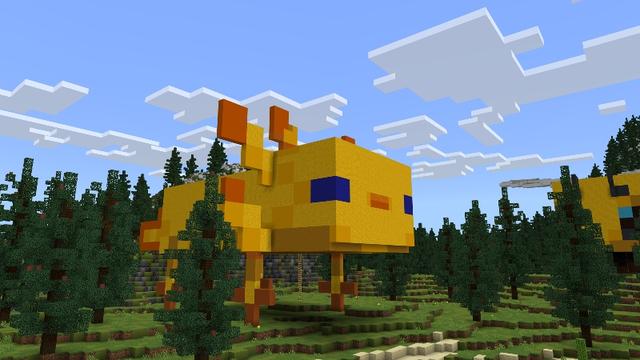 Screenshot of the Minecraft Bedrock Marketplace product How to Live Inside a Mob created by ThunderAy.