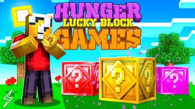 Thumbnail of the Minecraft Bedrock Marketplace product Hunger Lucky Block Games created by ThunderAy.