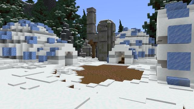 Screenshot of the Minecraft Bedrock Marketplace product Ice Kingdom created by ThunderAy.