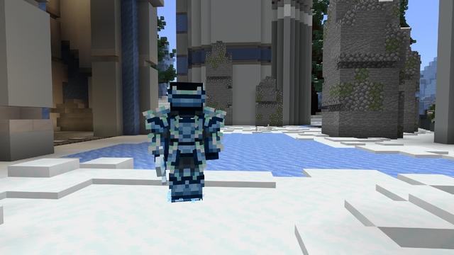 Screenshot of the Minecraft Bedrock Marketplace product Ice Kingdom created by ThunderAy.