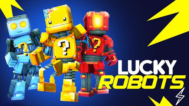 Thumbnail of the Minecraft Bedrock Marketplace product Lucky Robots created by ThunderAy.
