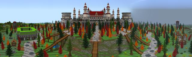 Panorama of the Minecraft Bedrock Marketplace product Magic Kingdom created by ThunderAy.