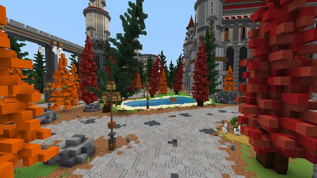 Screenshot of the Minecraft Bedrock Marketplace product Magic Kingdom created by ThunderAy.