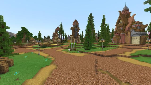 Screenshot of the Minecraft Bedrock Marketplace product Medieval Village created by ThunderAy.