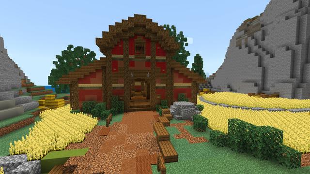 Screenshot of the Minecraft Bedrock Marketplace product Mobs Are Giant created by ThunderAy.