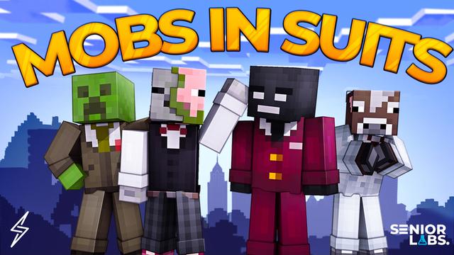 Thumbnail of the Minecraft Bedrock Marketplace product Mobs In Suits created by ThunderAy.
