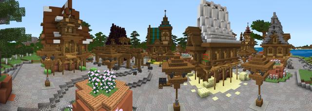 Panorama of the Minecraft Bedrock Marketplace product Mobs Swap created by ThunderAy.