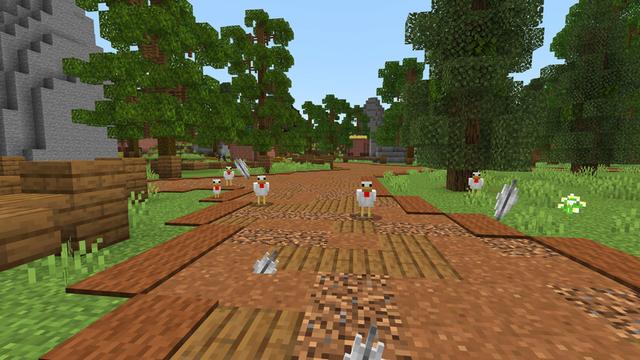 Screenshot of the Minecraft Bedrock Marketplace product Mobs Swap created by ThunderAy.